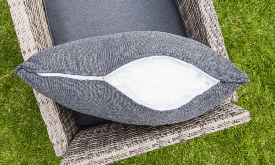 Комплект мебели ZOYA из искусственного ротанга серый Royal Family