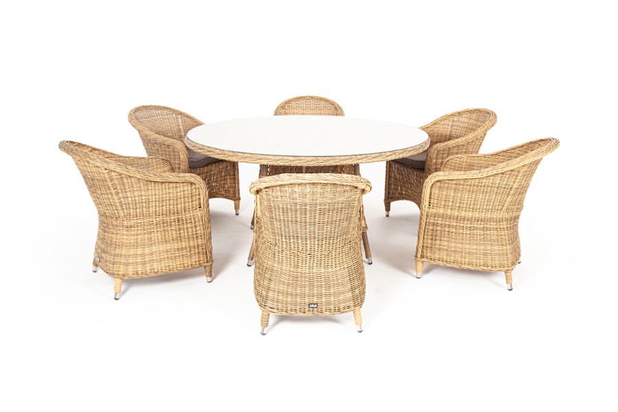 Обеденная группа Эспрессо-150 R соломенная 4sis