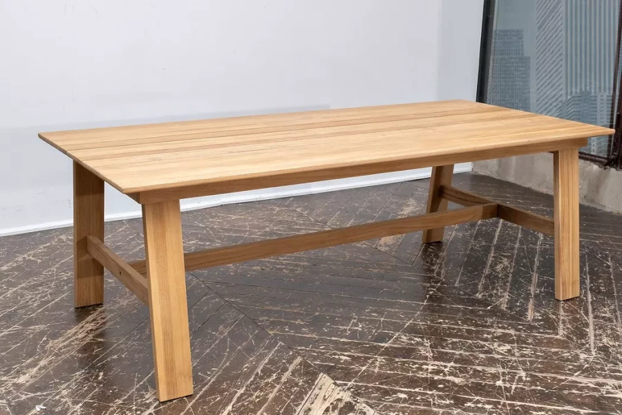 Обеденный стол из тика OCTA 220 см Joygarden