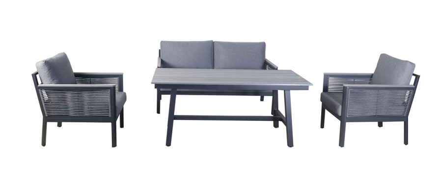 Cадовый комплект лаунж-зоны Сан Ремо серый 4sis