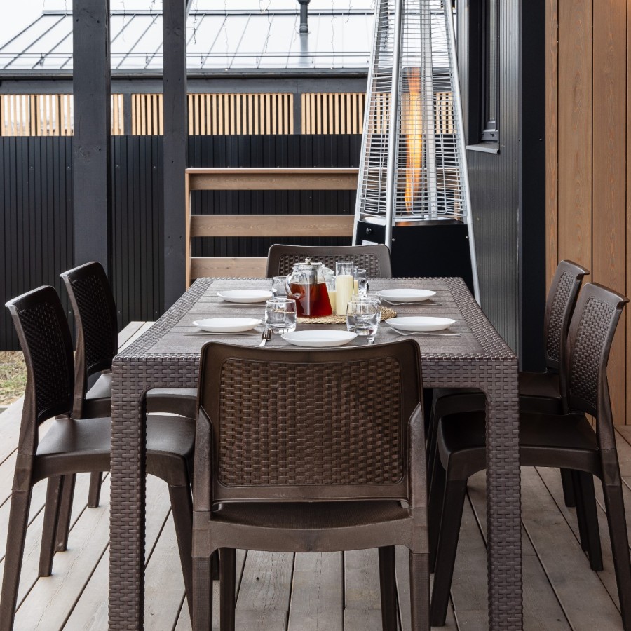 Обеденный комплект JULY M коричневый Royal Family