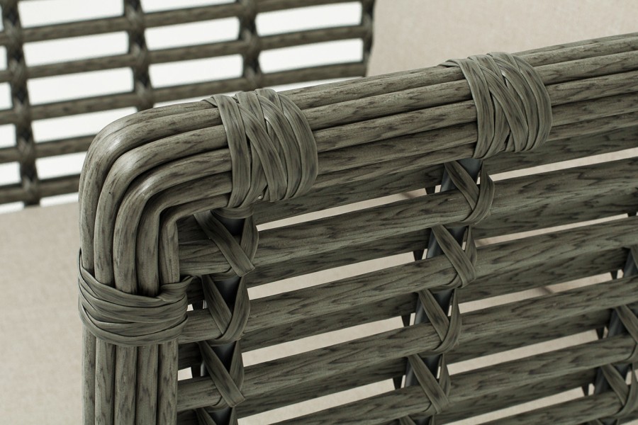 Кресло из искусственного ротанга Валенсия, цвет серый 4sis