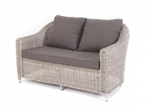 Диван двухместный из искусственного ротанга Кон Панна бежевый 4sis