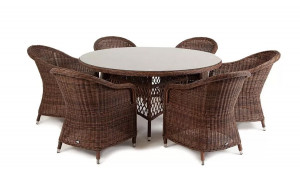 Обеденная группа Эспрессо-150 R коричневая 4sis