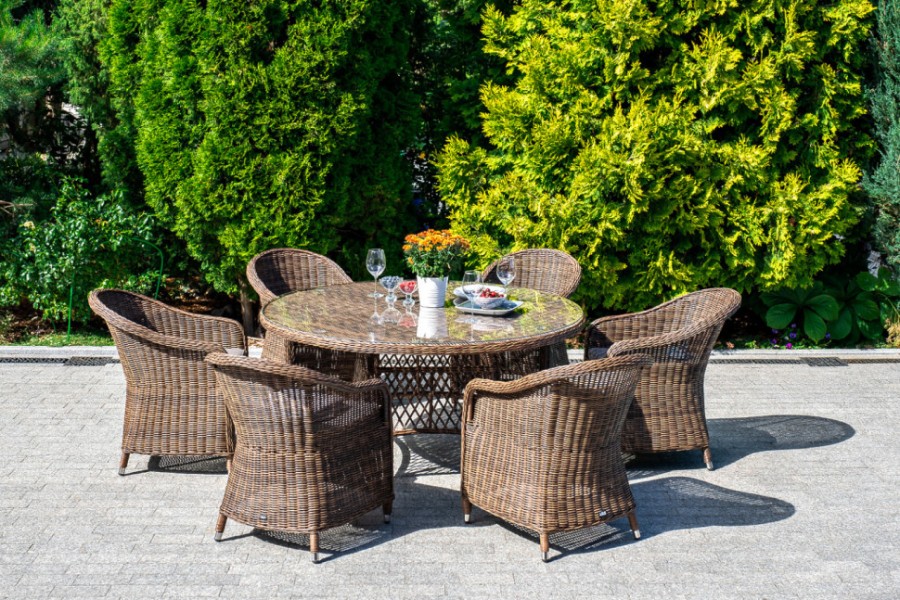 Обеденная группа Эспрессо-150 R коричневая 4sis