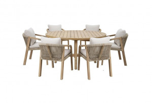 Обеденная группа Rimini M круглый стол Joygarden