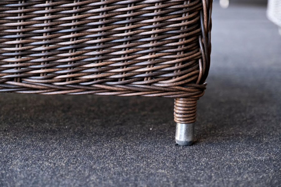 Диван двухместный из искусственного ротанга Кон Панна коричневый 4sis