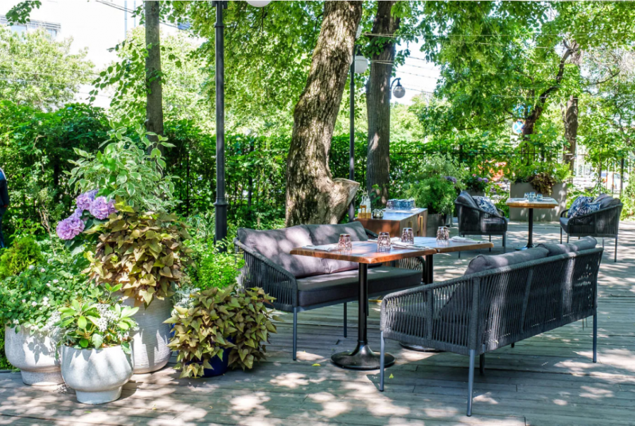 Диван двухместный из роупа Канны темно-серый 4sis