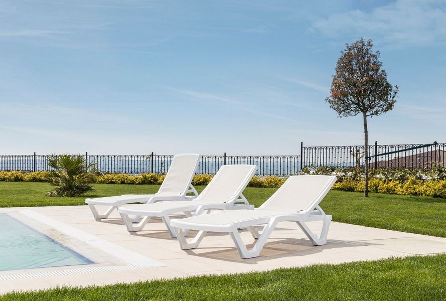 Шезлонг Mare слоновая кость/бежевый Joygarden