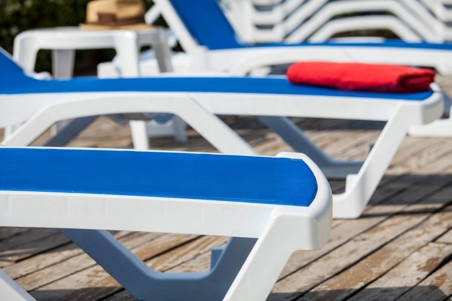 Шезлонг Mare слоновая кость/бежевый Joygarden