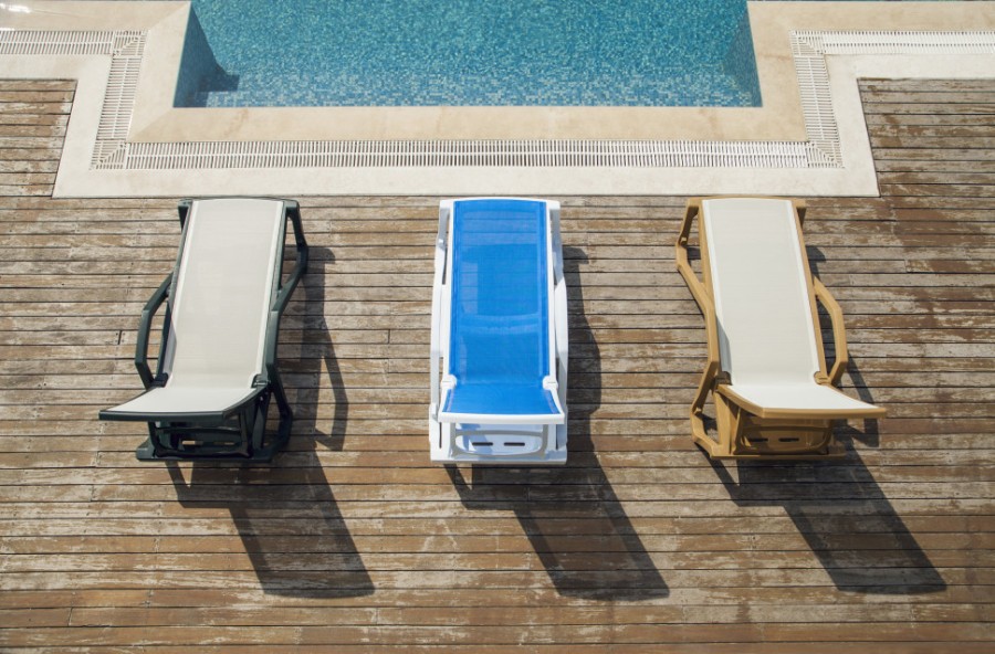 Шезлонг Mare слоновая кость/бежевый Joygarden