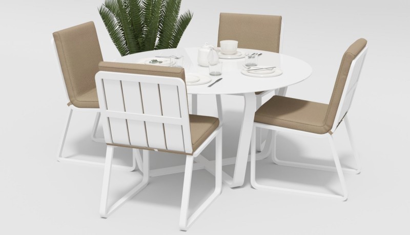 Обеденная группа Primavera white Gardenini