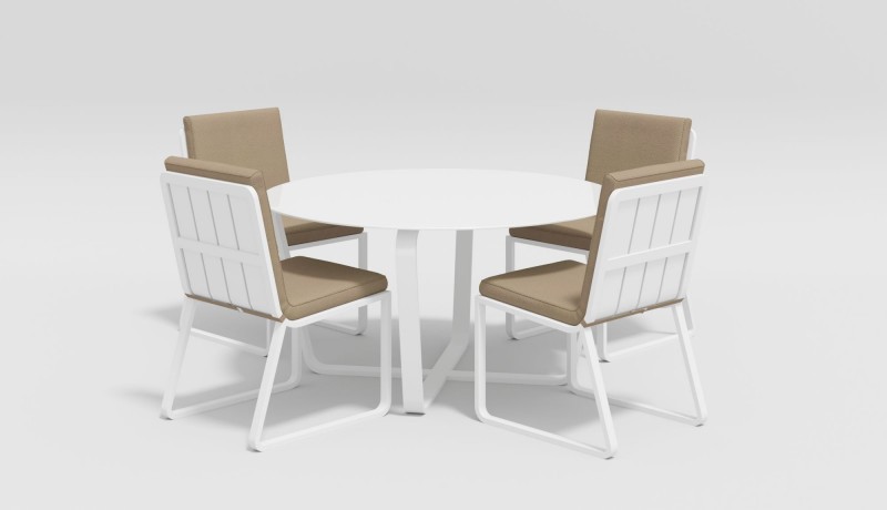 Обеденная группа Primavera white Gardenini