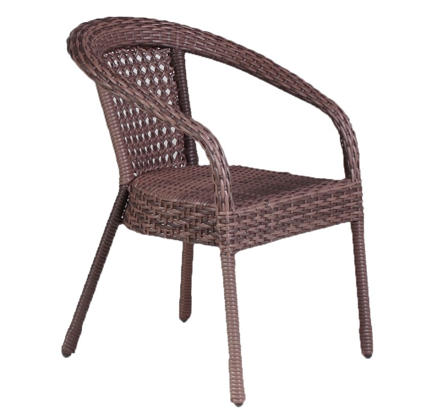 Комплект DECO 2 с круглым столом коричневый Aiko