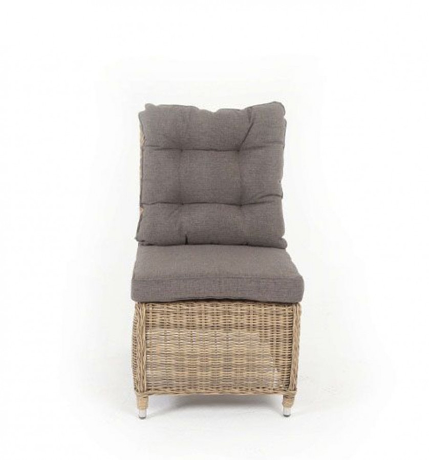 Плетеный центральный модуль дивана Бергамо 4sis