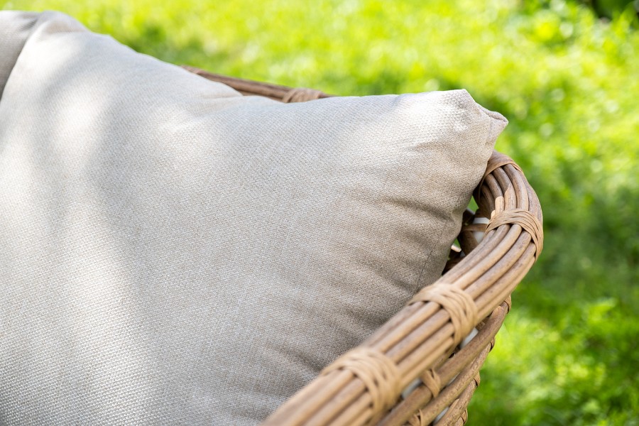 Лаунж-зона из искусственного ротанга Валенсия, цвет соломенный 4sis