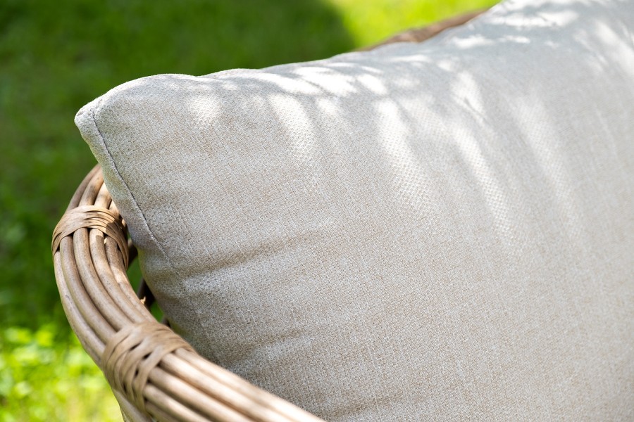 Лаунж-зона из искусственного ротанга Валенсия, цвет соломенный 4sis