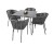 Обеденная группа Бари 4 Grey 4sis