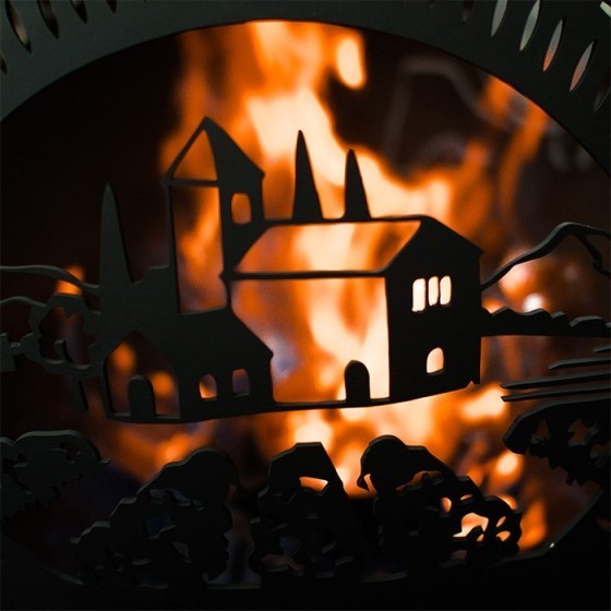 Уличный очаг сфера ТОСКАНА FIRECUP