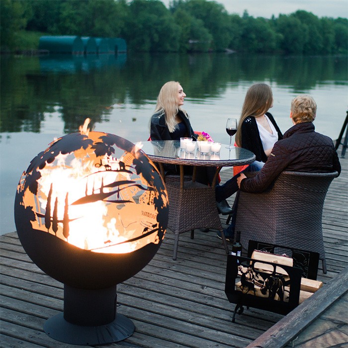 Уличный очаг сфера ТОСКАНА FIRECUP