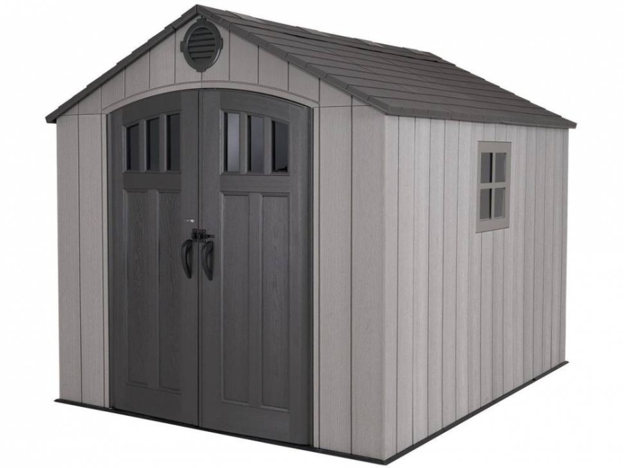 Пластиковый сарай LifeTime WoodLook 8x10 фута Garden
