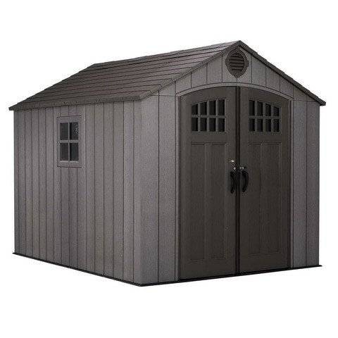 Пластиковый сарай LifeTime WoodLook 8x10 фута Garden