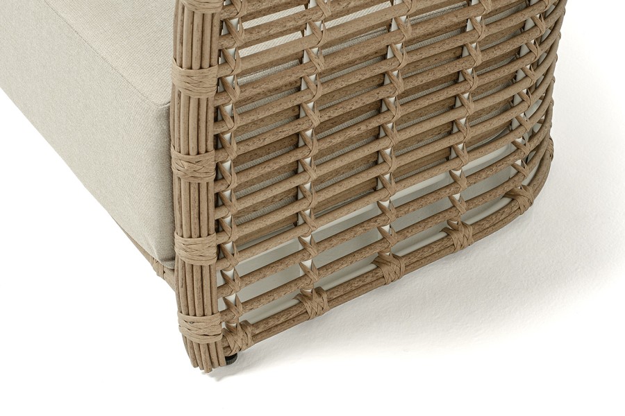 Диван из искусственного ротанга Валенсия, цвет серый 4sis 1