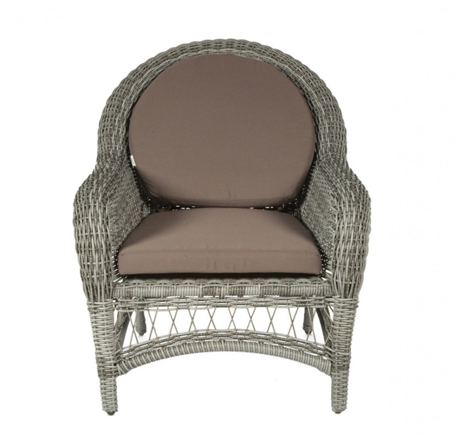 Кофейный комплект мебели CHELSEA 3 серый Aiko