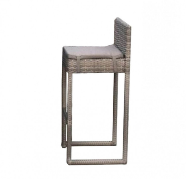 Плетеный барный стул Y390G-W78 Grey Афина