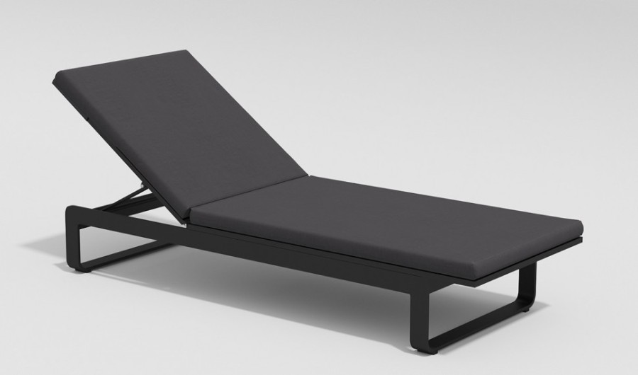 Шезлонг Villino Антрацит Gardenini