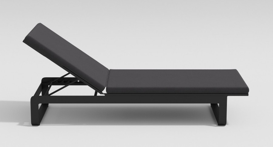 Шезлонг Villino Антрацит Gardenini