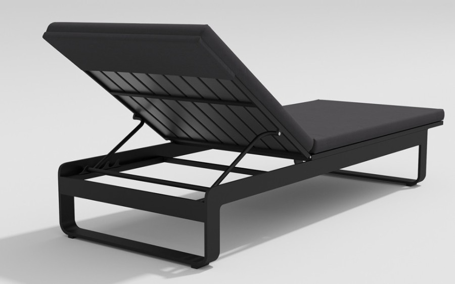 Шезлонг Villino Антрацит Gardenini