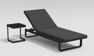 Шезлонг Villino Антрацит Gardenini Шезлонг Villino Антрацит Gardenini