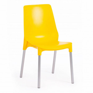 Стул GENIUS 75 желтый хром Garden