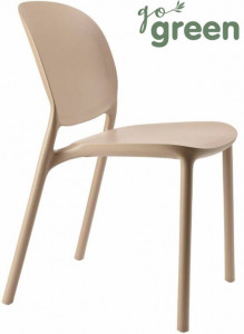 Стул пластиковый Hug тортора Go Green Garden