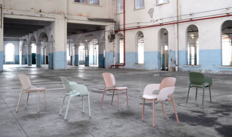 Стул пластиковый Hug тортора Go Green Garden