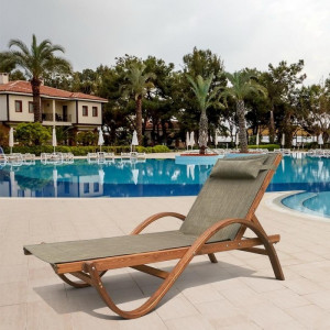 Шезлонг-лежак Мальта AFM-511 Olive Афина