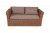 Диван двухместный Капучино Brown 4sis