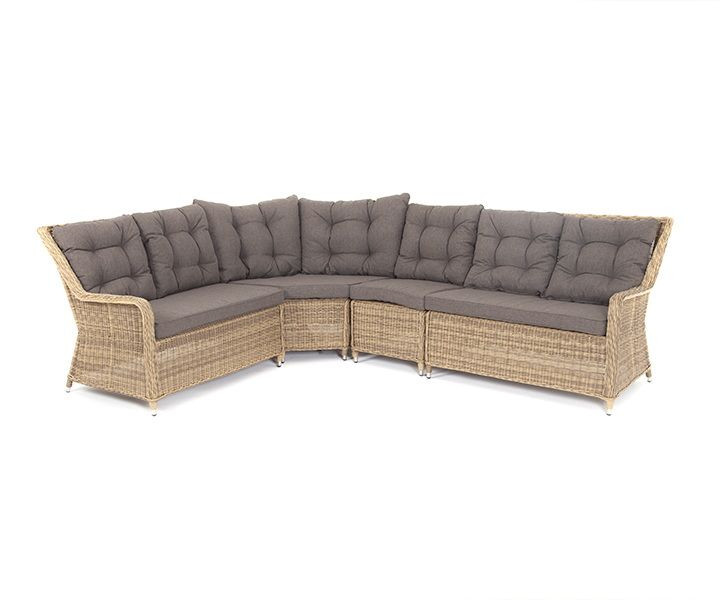 Модульный диван из ротанга Бергамо 4sis
