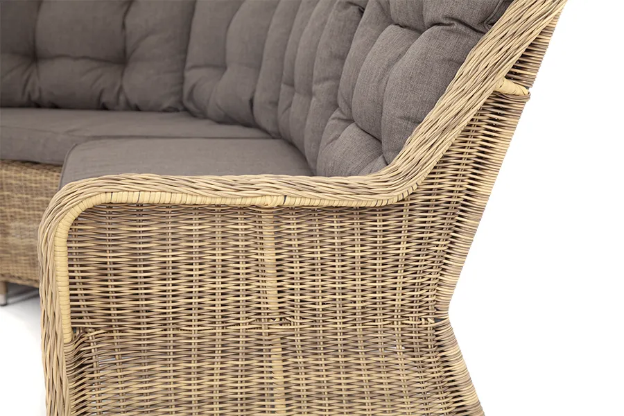 Модульный диван из ротанга Бергамо 4sis