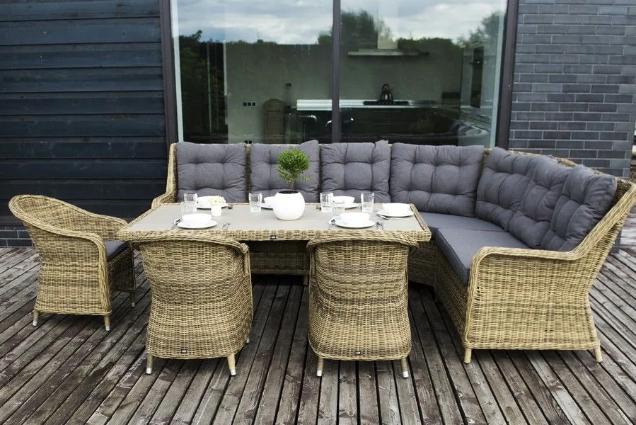 Модульный диван из ротанга Бергамо 4sis