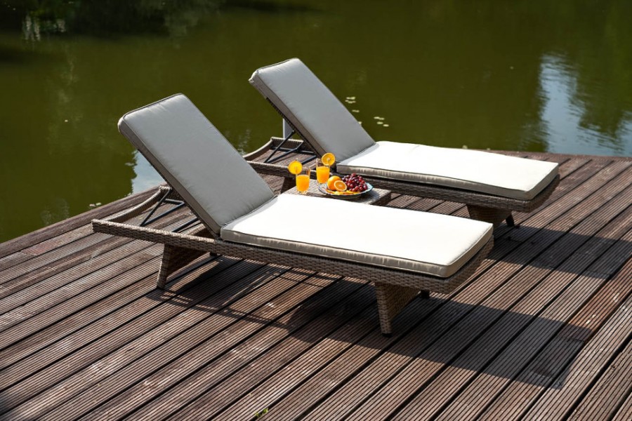 Плетеный шезлонг Summer Joygarden