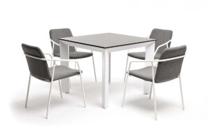 Обеденная группа Венето на 4 персоны со стульями Марокко 4sis