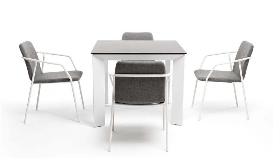 Обеденная группа Венето на 4 персоны со стульями Марокко 4sis