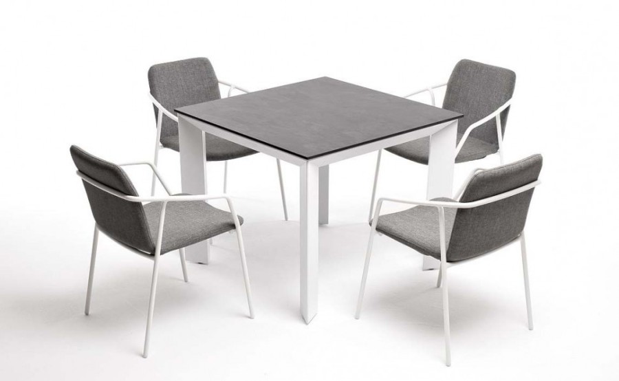 Обеденная группа Венето на 4 персоны со стульями Марокко 4sis