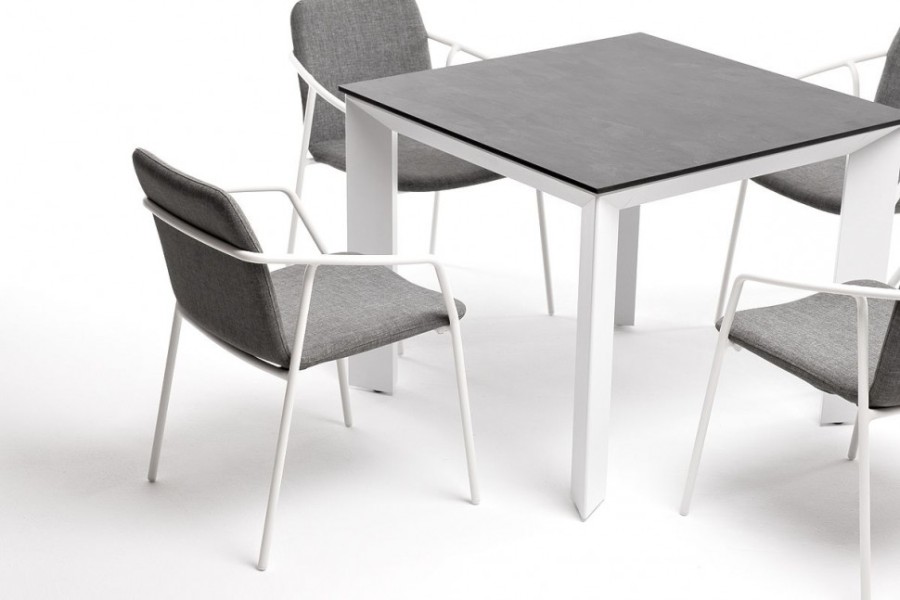 Обеденная группа Венето на 4 персоны со стульями Марокко 4sis