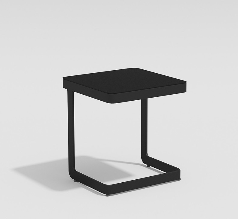 Шезлонг Villino Черный Gardenini