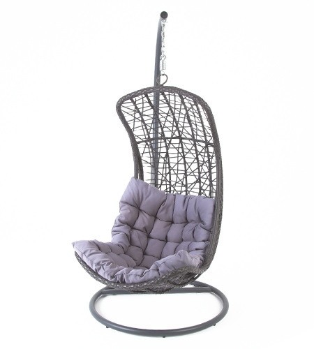 Плетеное подвесное кресло Виши белое 4sis