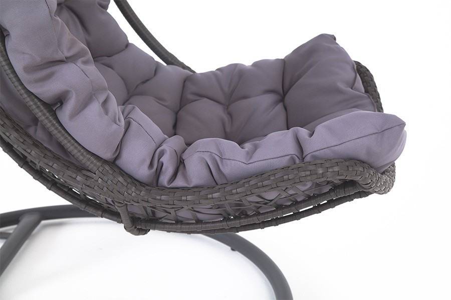 Плетеное подвесное кресло Виши белое 4sis