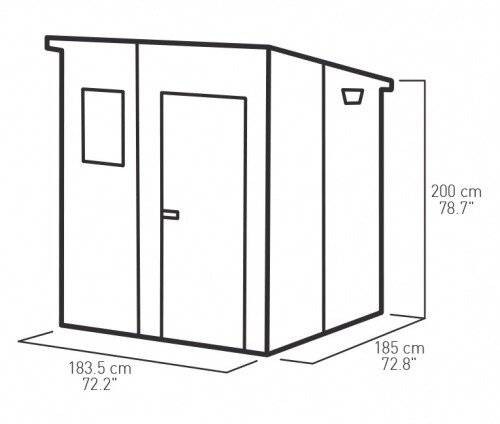 Сарай Манор Пентхаус 6x6 Manor Keter